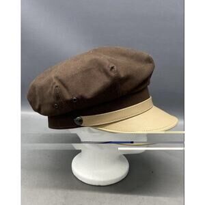 Sterkowski ELVIS Cotton Moto Hat Biker Motorcyclist Urban Mens Retro Brown 59